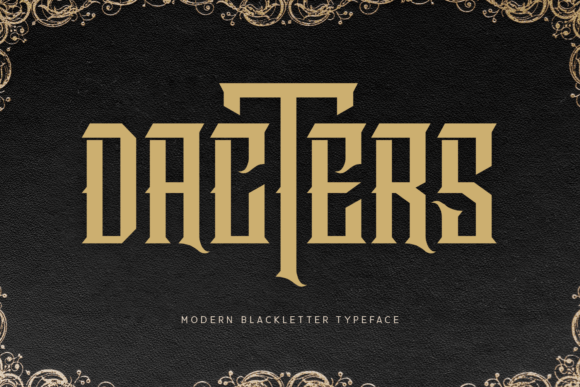 Dacters Font - Featured Image