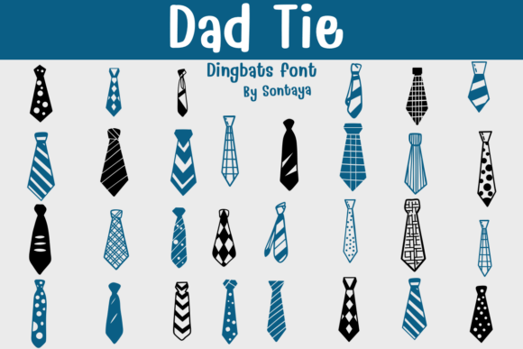 Dad Tie Font - Featured Image