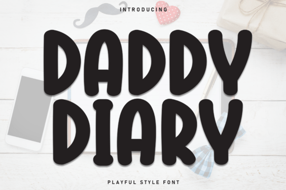 Daddy Diary Font - Featured Image