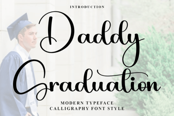 Daddy Graduation Font - Featured Image