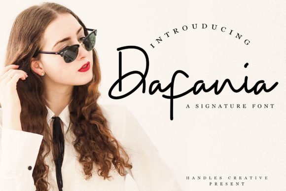 Dafania Font - Featured Image