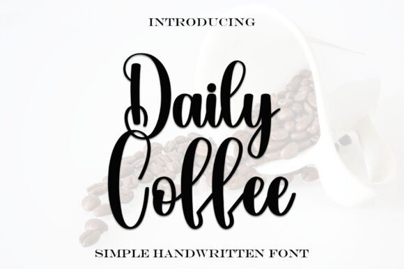 Daily Coffee Font - Featured Image