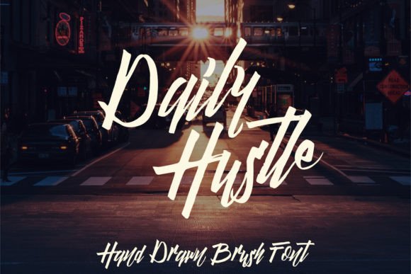 Daily Hustle Font - Featured Image