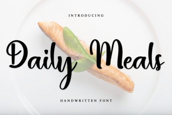 Daily Meals Font - Featured Image