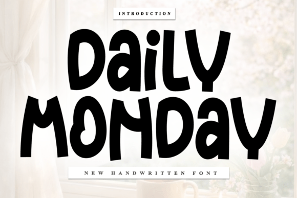 Daily Monday Font - Featured Image