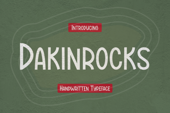 Dakinrocks Font - Featured Image