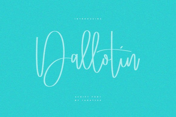 Dallotin Font - Featured Image