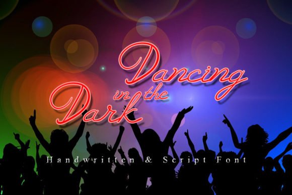 Dancing in the Dark Font - Featured Image