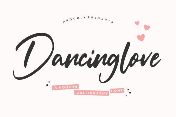 Dancinglove Font - Featured Image