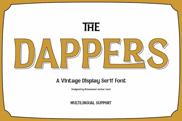 Dappers Font - Featured Image