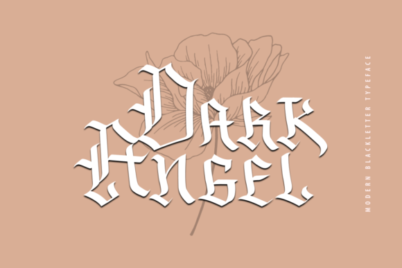 Dark Angel Font - Featured Image