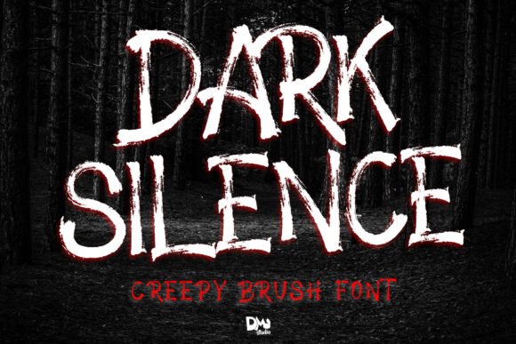 Dark Silence Font - Featured Image