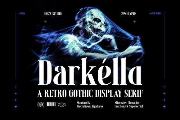 Darkella Font - Featured Image