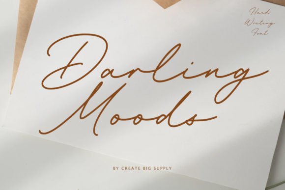 Darling Moods Font - Featured Image