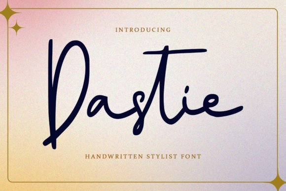 Dastie Font - Featured Image