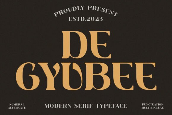 De Gyubee Font - Featured Image