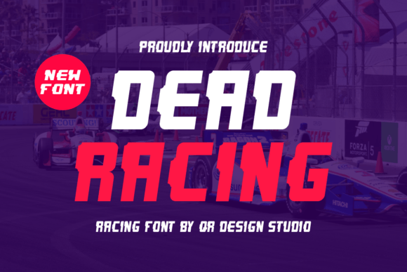 Dead Racing Font - Featured Image