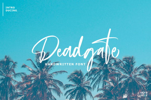 Deadgate Font - Featured Image