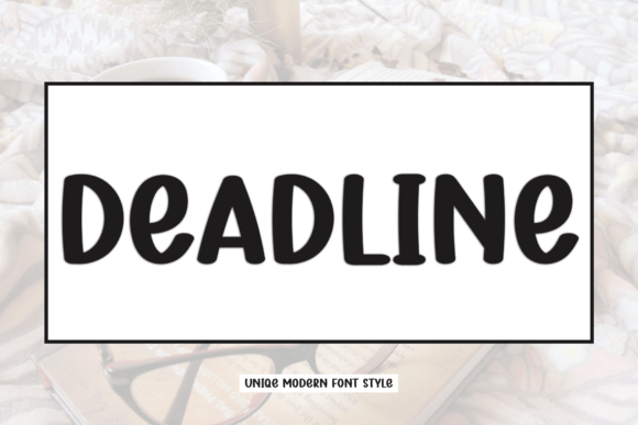 Deadline Font - Featured Image