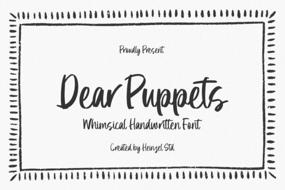 Dear Puppets Font - Featured Image