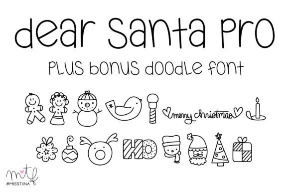 Dear Santa Pro Duo Font - Featured Image