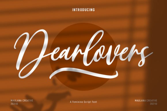 Dearlovers Font - Featured Image