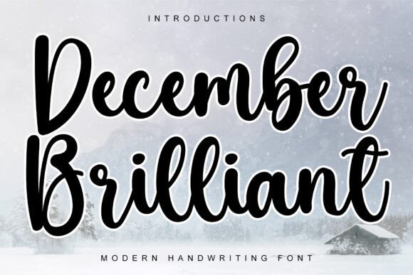 December Brilliant Font - Featured Image