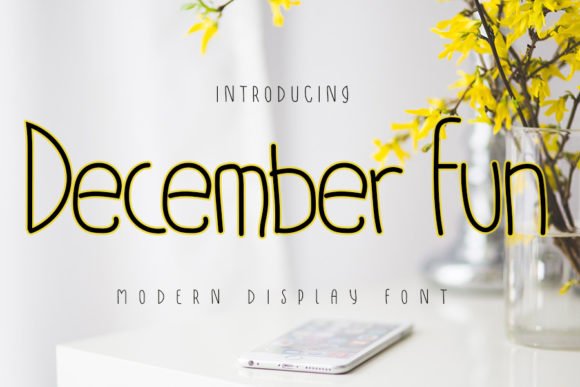 December Fun Font - Featured Image