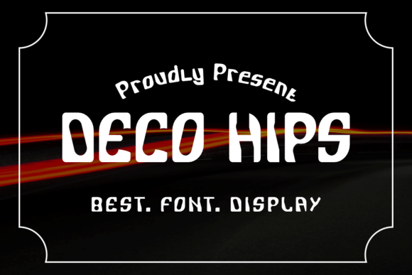 Deco Hips Font - Featured Image