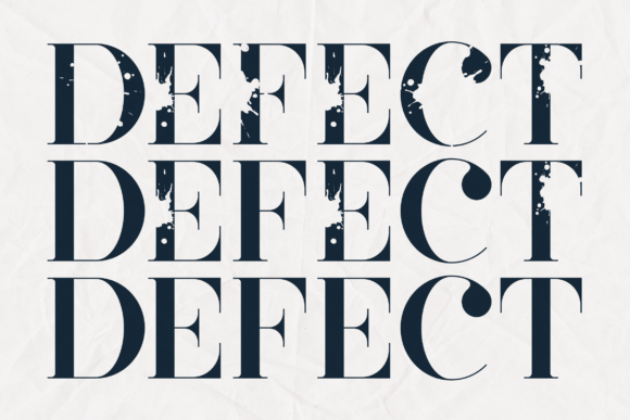 Defect Font - Featured Image