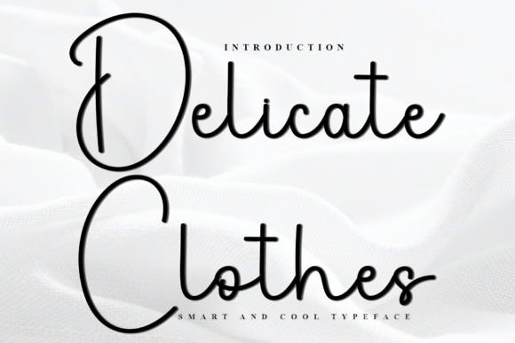 Delicate Clothes Font - Featured Image