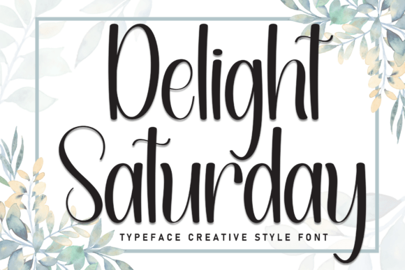 Delight Saturday Font - Featured Image