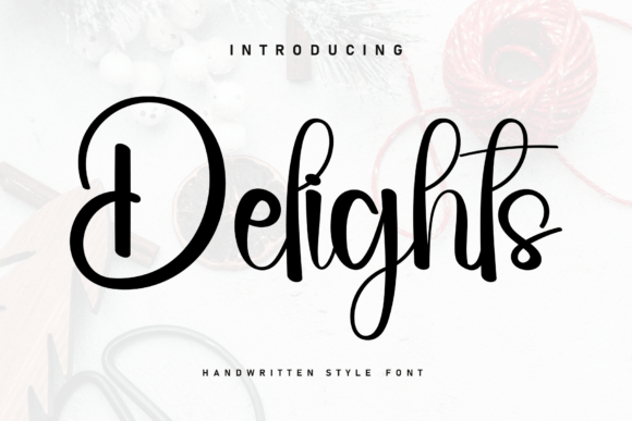 Delights Font - Featured Image