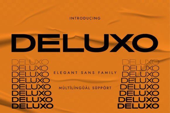 Deluxo Font - Featured Image