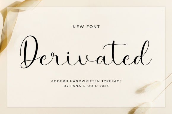 Derivated Font - Featured Image