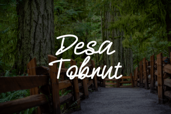 Desa Tobrut Font - Featured Image