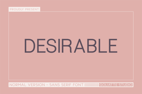 Desirable Font - Featured Image