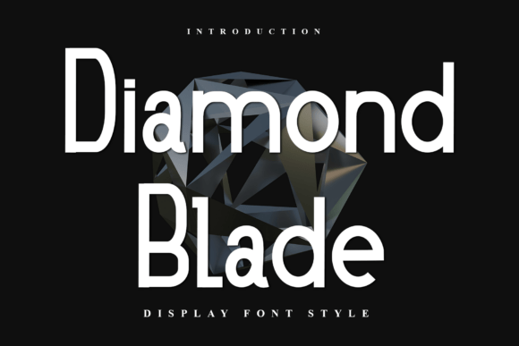 Diamond Blade Font - Featured Image