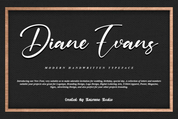 Diane Evans Font - Featured Image