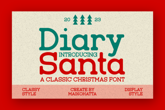 Diary Santa Font - Featured Image