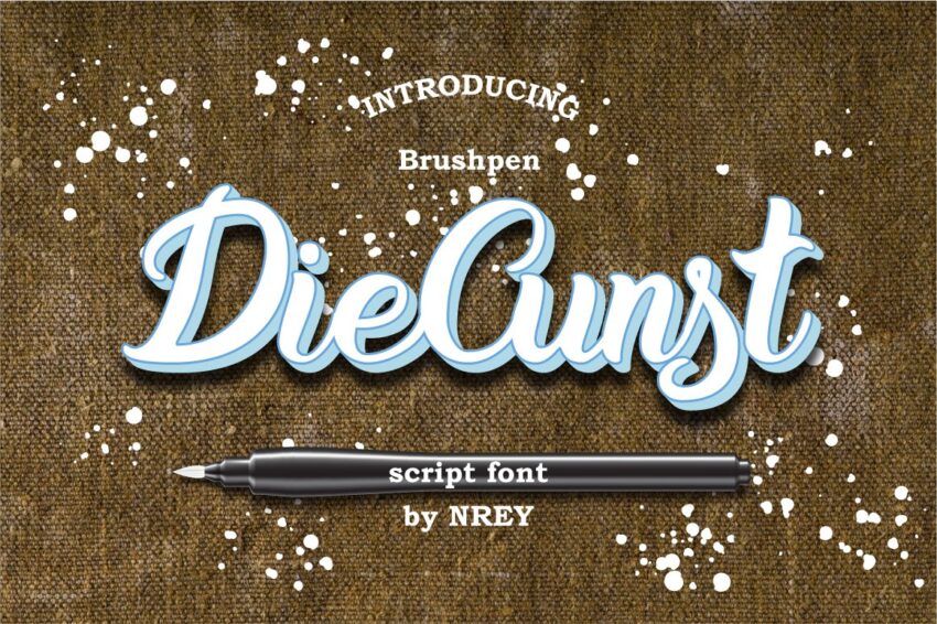 DieCunst Font - Featured Image