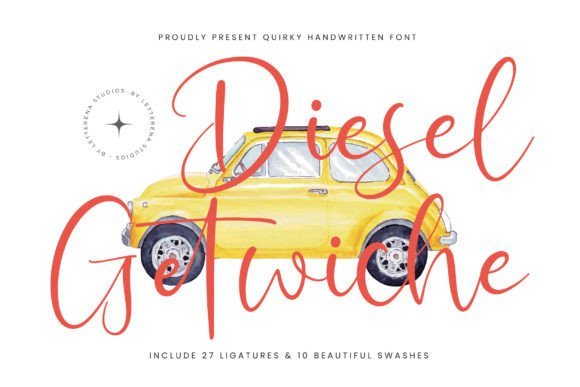 Diesel Getwiche Font - Featured Image