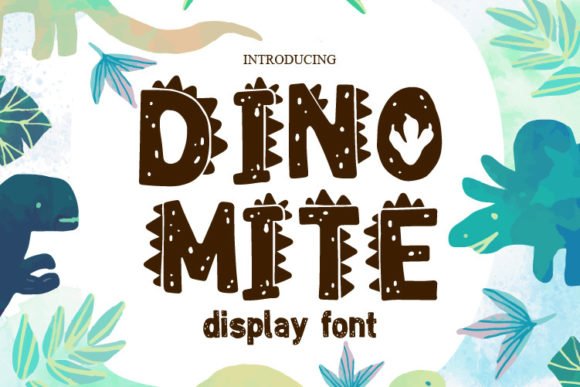 Dinomite Font - Featured Image