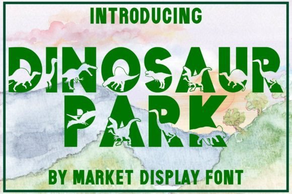 Dinosaur Park Font - Featured Image