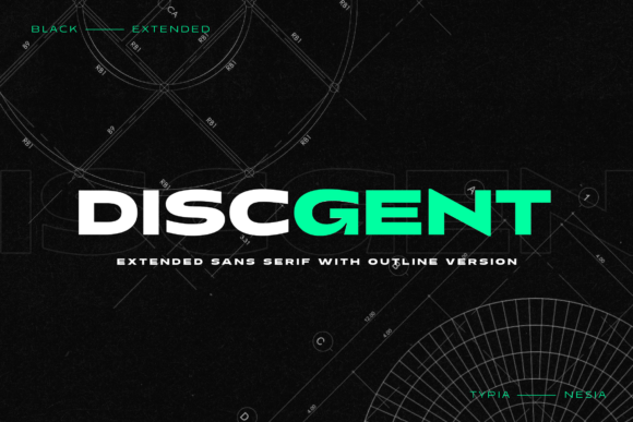 Discgent Font - Featured Image