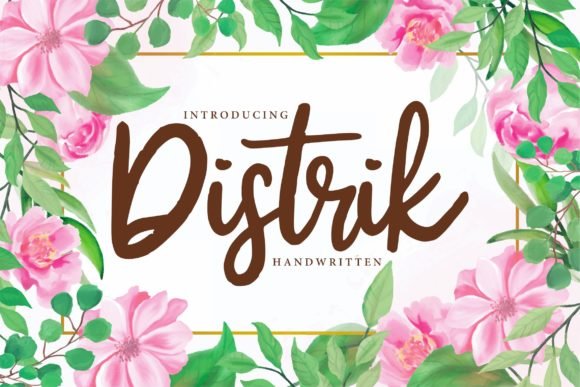 Distrik Font - Featured Image