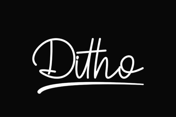 Ditho Font - Featured Image