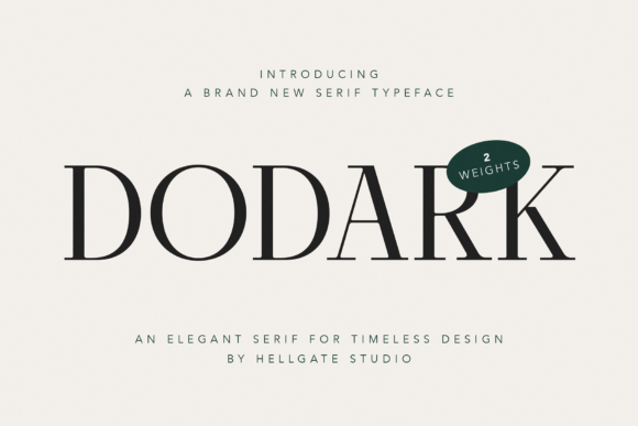 Dodark Font - Featured Image