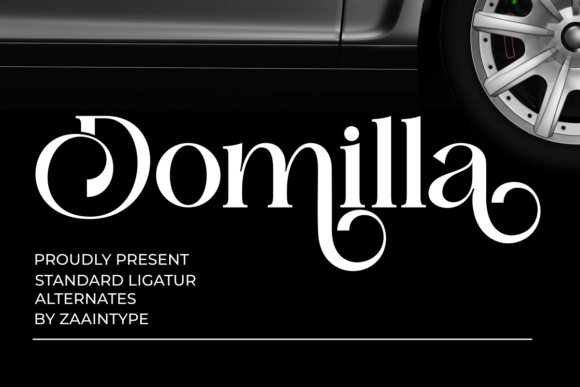 Domilla Font - Featured Image
