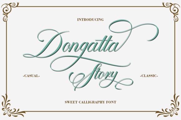 Dongatta Story Font - Featured Image
